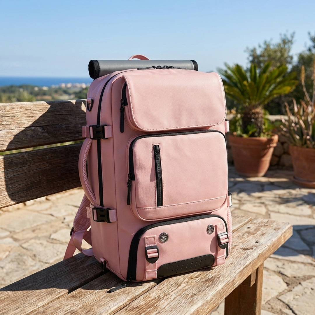 Waterproof Travel Backpack – Organized USB Access