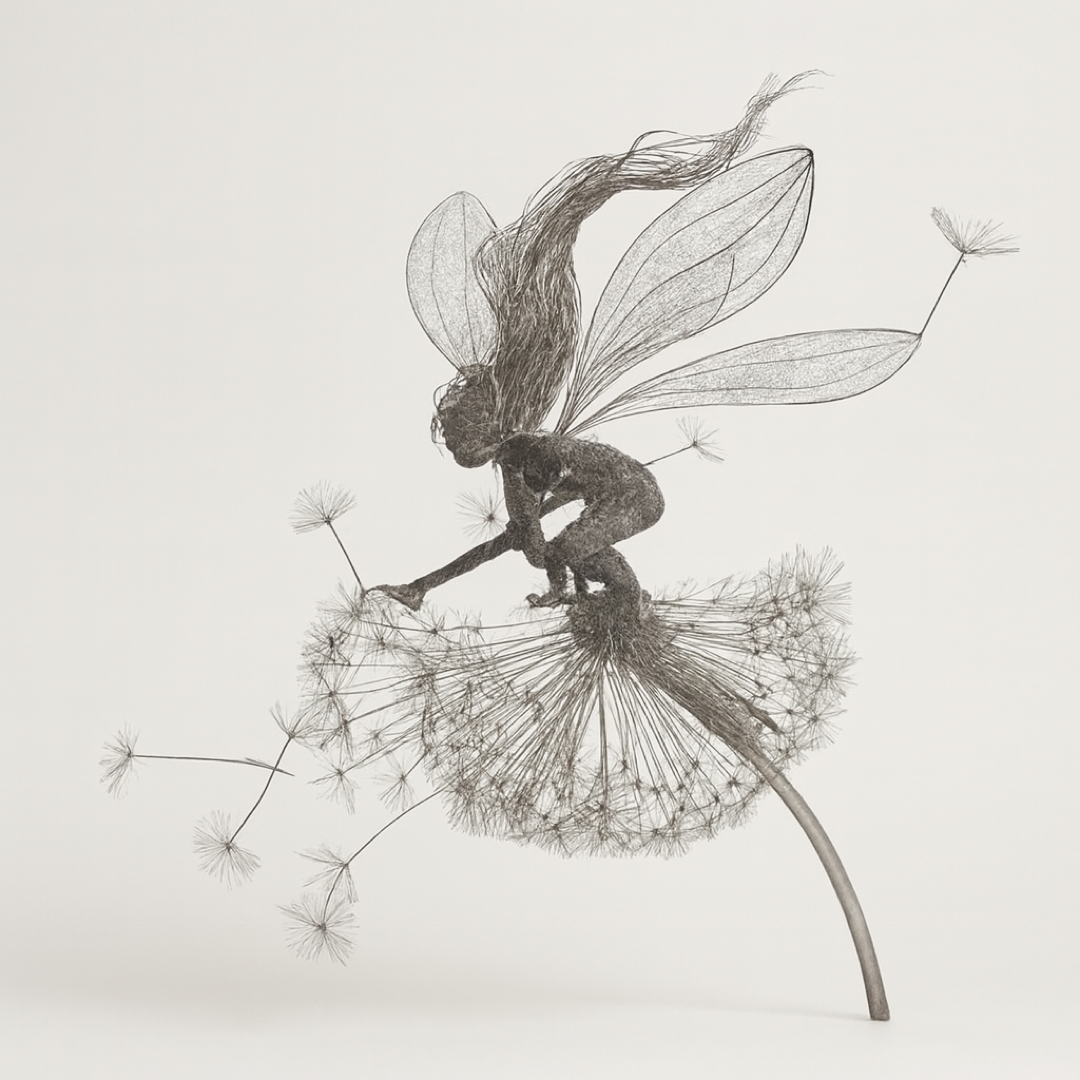 Steel Fairy Garden Art for Weatherproof Charm