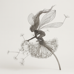 Steel Fairy Garden Art for Weatherproof Charm