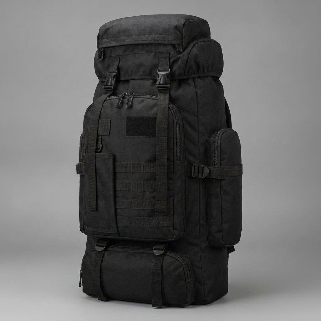 80L Tactical Rucksack for Organized Expeditions
