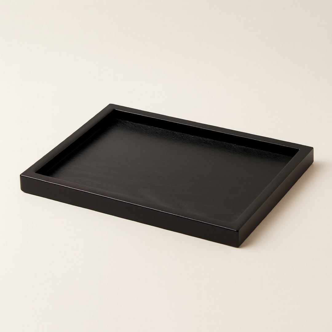 Solid Wood Serving Tray for Spill-Free Hosting