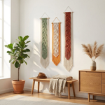 Leaf Macrame Wall Art for Natural Warmth