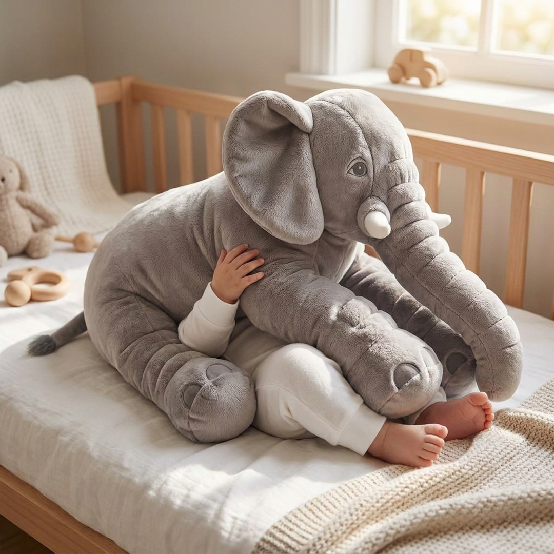 Soft Elephant Companion for Restful Moments