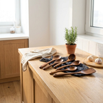 Wooden Utensil Set for Scratch-Free Cooking