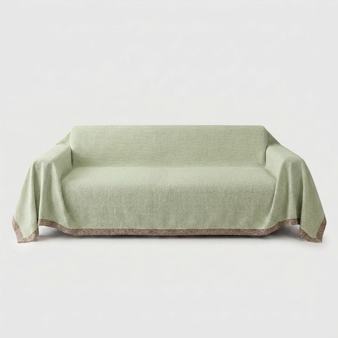 Stay-Put Sofa Cover for a Neater Living Room