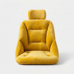 Contoured Memory Foam Seat Cushion with Velvet Cover