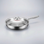 Hammered Titanium Skillet for Effortless Cooking