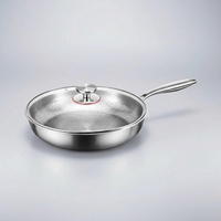 Hammered Titanium Skillet for Effortless Cooking