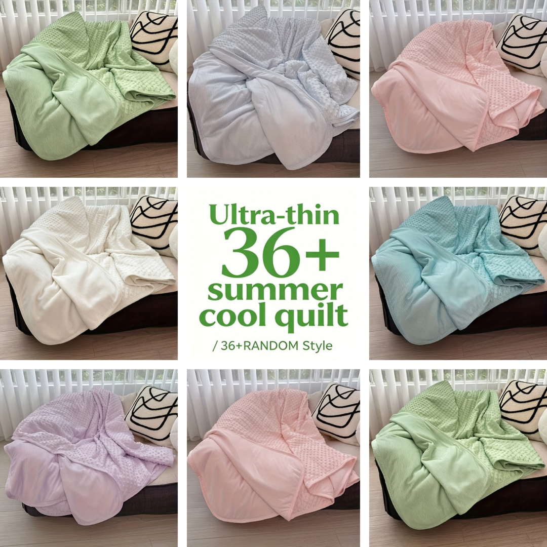 Breathable Cooling Throw for Restful Comfort