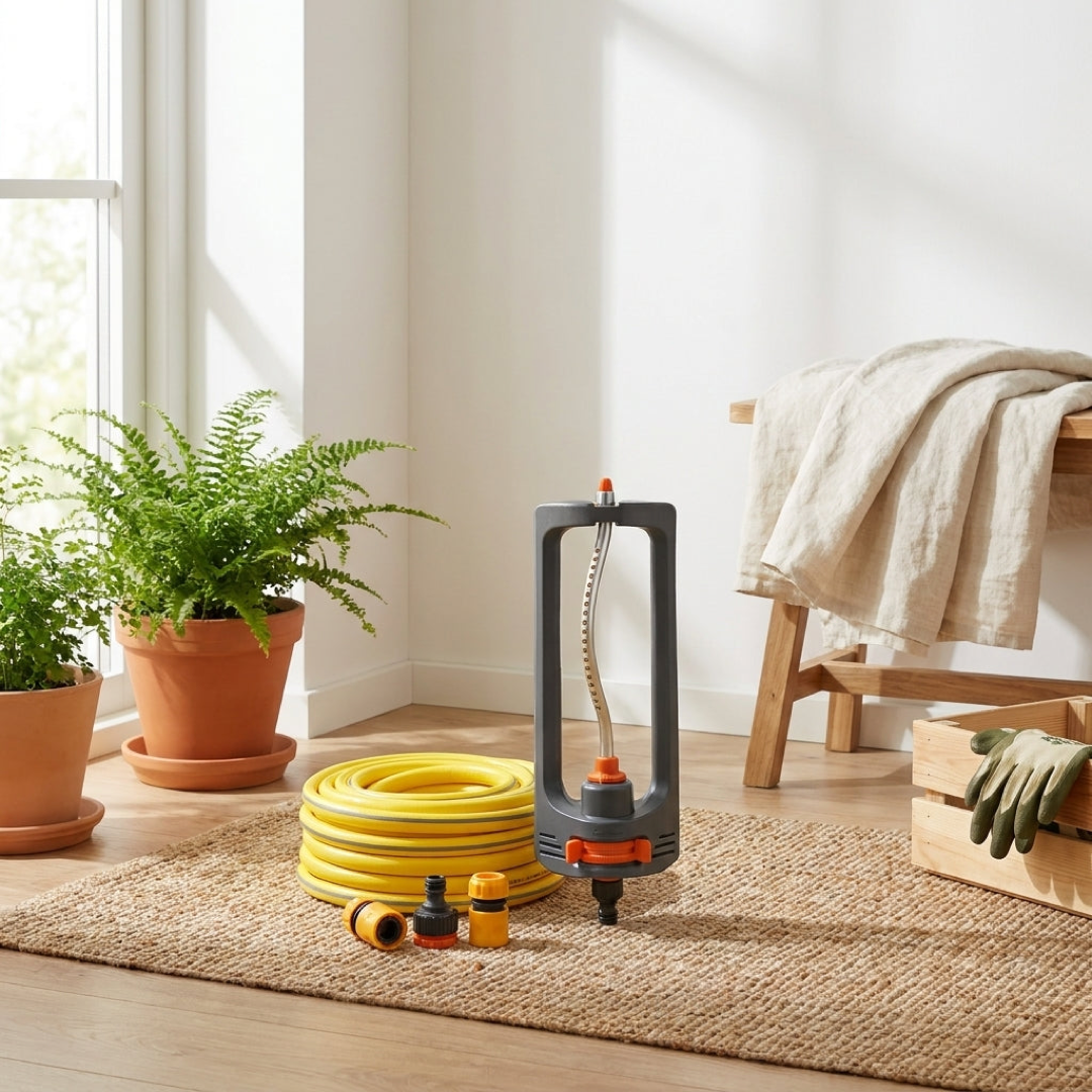 Oscillating Lawn Sprinkler for Even Coverage