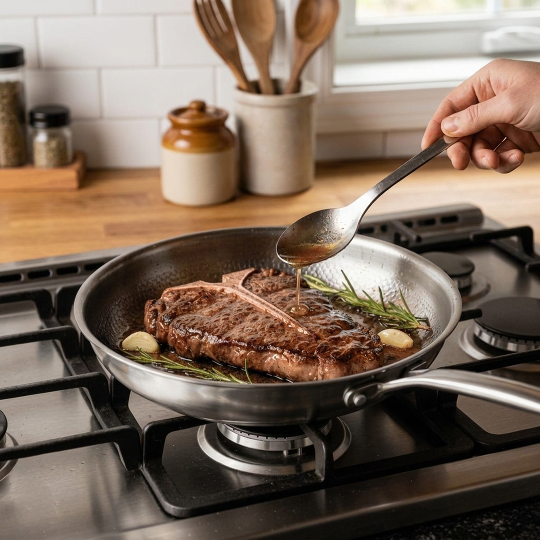 Uncoated Titanium Pan for Everyday Durability