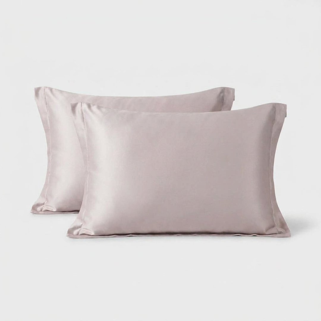 Silk-Satin Pillowcase Pair for Smoother Mornings
