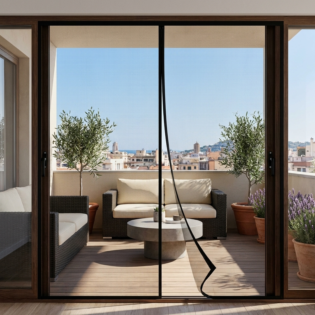 Self-Closing Mesh Door Screen – Fresh Air, Fewer Bugs