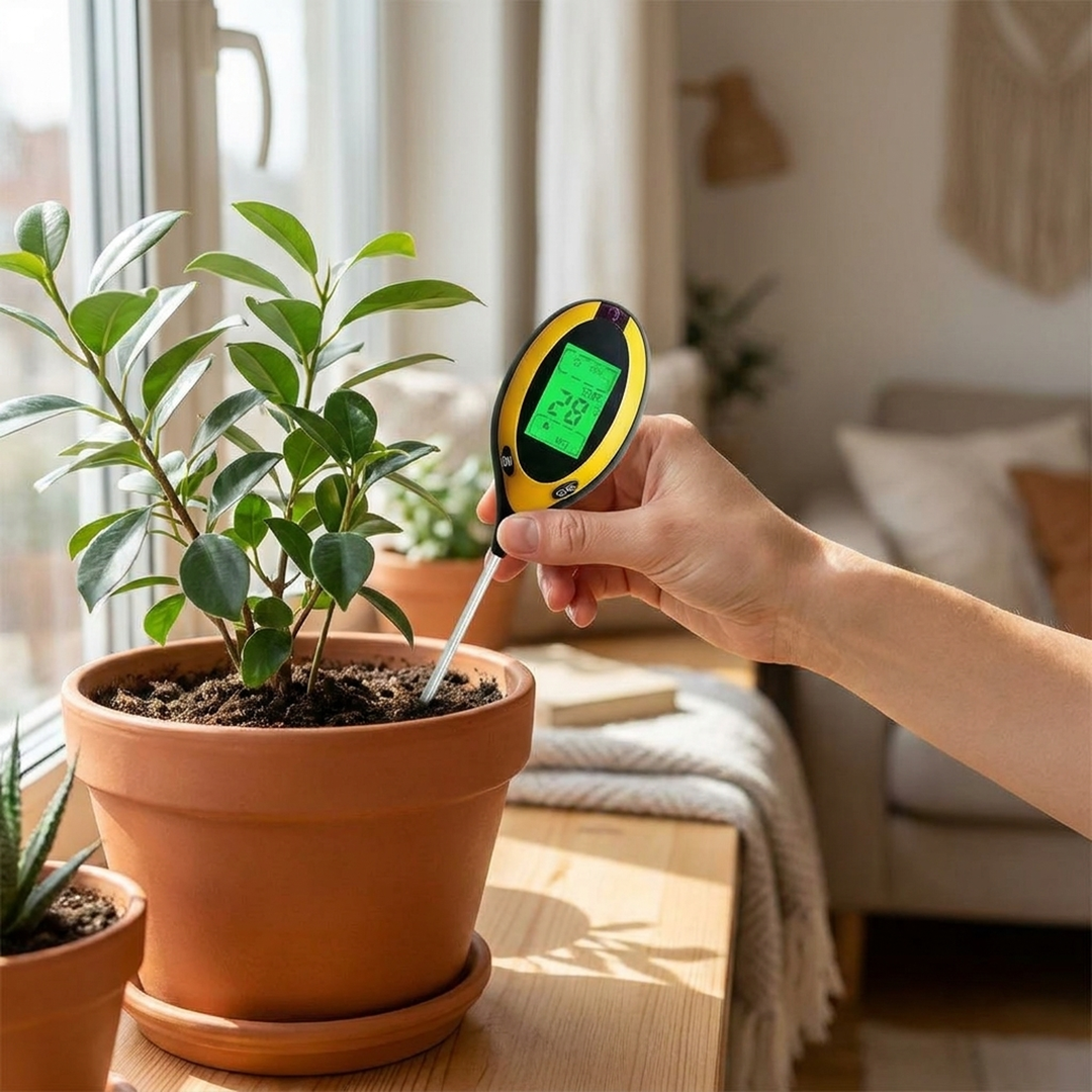 Four-Way Soil Tester for Confident Plant Care