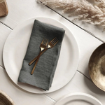 Flax Linen Napkin Set for Everyday Dining