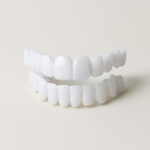 White Cosmetic Denture for a Brighter Smile