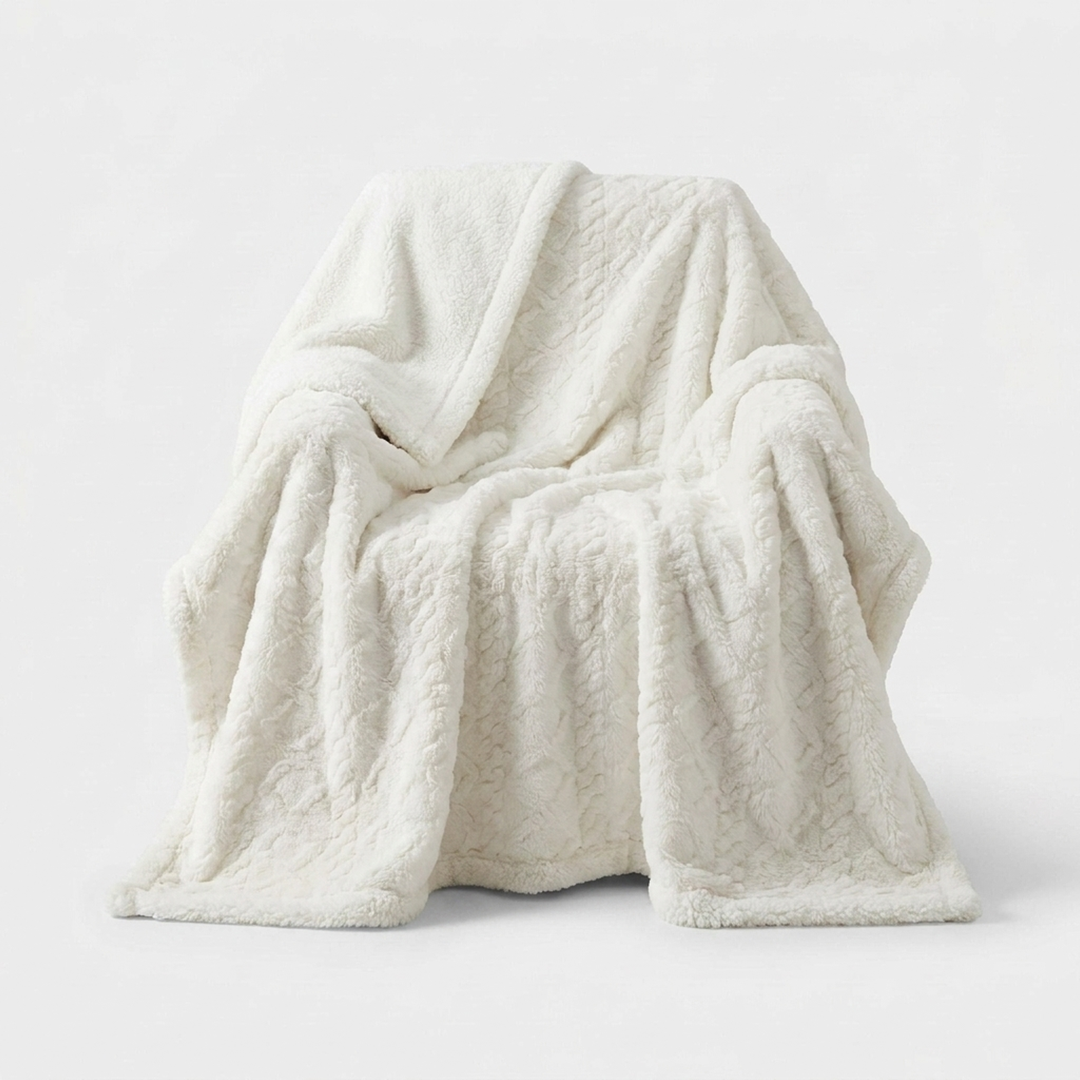 Lambswool Snuggle Blanket for Cozy Nights