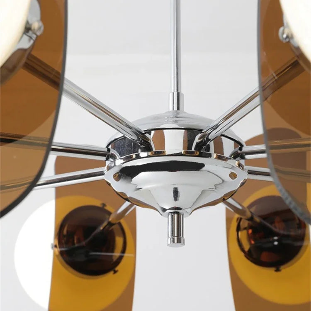 Sculptural Globe Chandelier – Artful Overhead Light