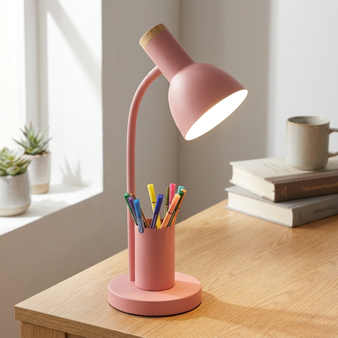 LED Organizer Lamp for a Clutter-Free Desk