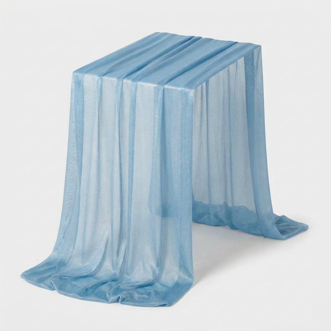 Sheer Table Runner for Effortless Event Styling