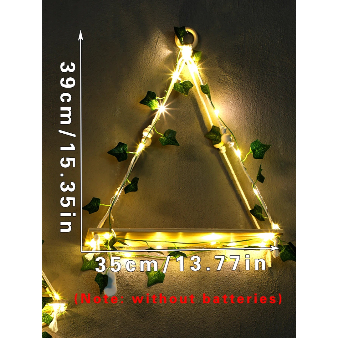 Botanical LED Hanging Shelf for Warm Displays
