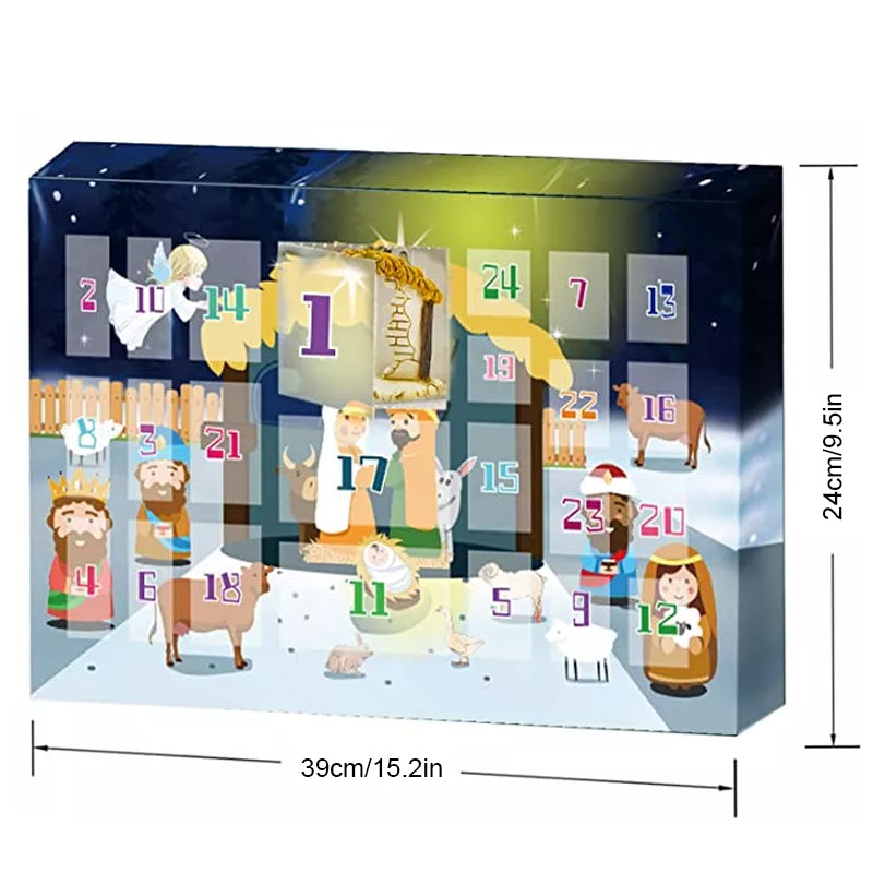 Nativity Advent Calendar For Family Countdown