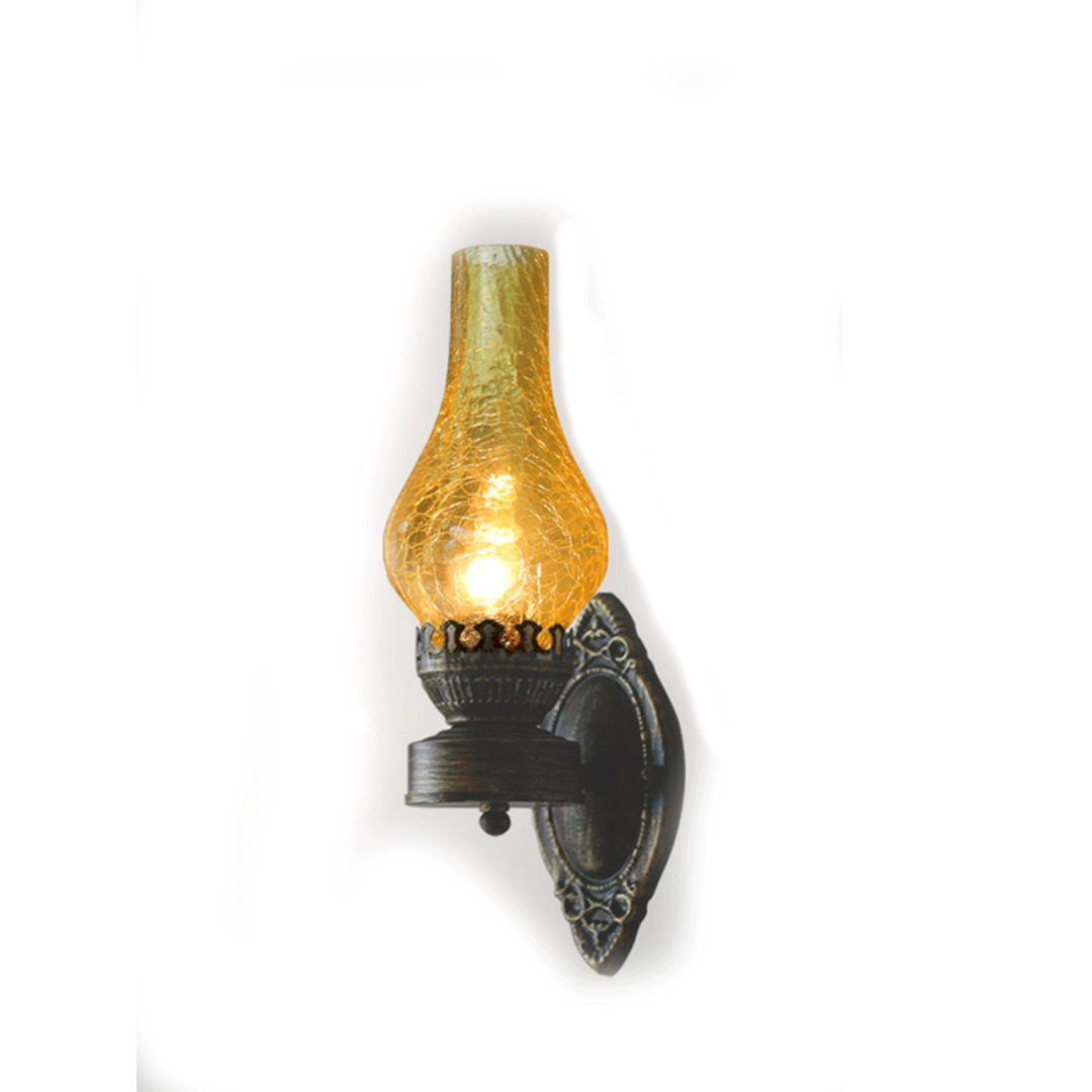 Kerosene-Style Wall Sconce for a Warm Glow