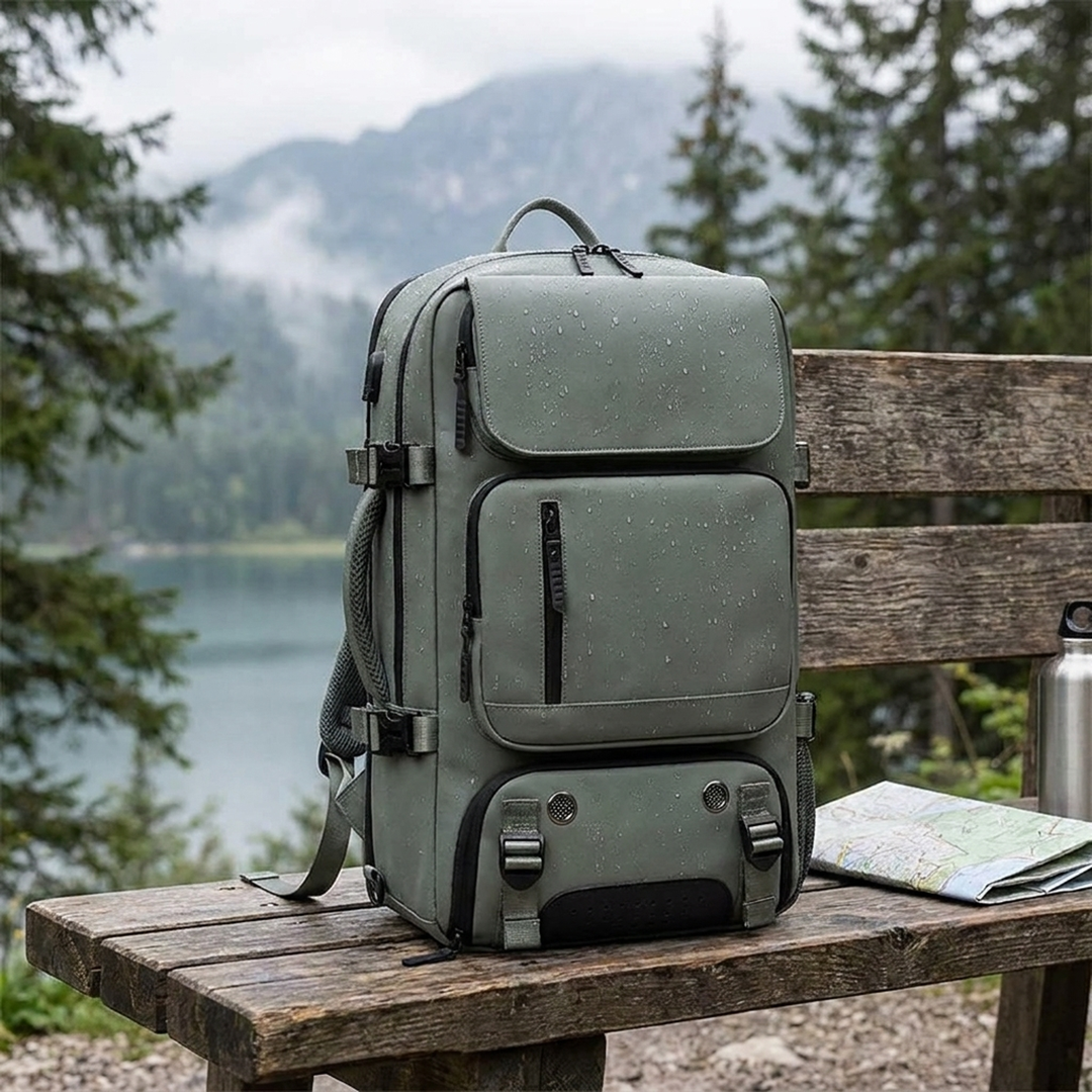 Waterproof Travel Backpack – Organized USB Access