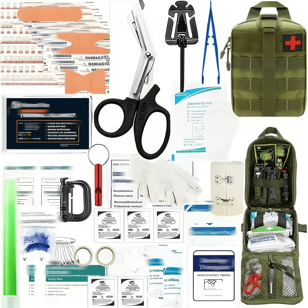 Compact MOLLE First Aid Kit for Outdoor Readiness