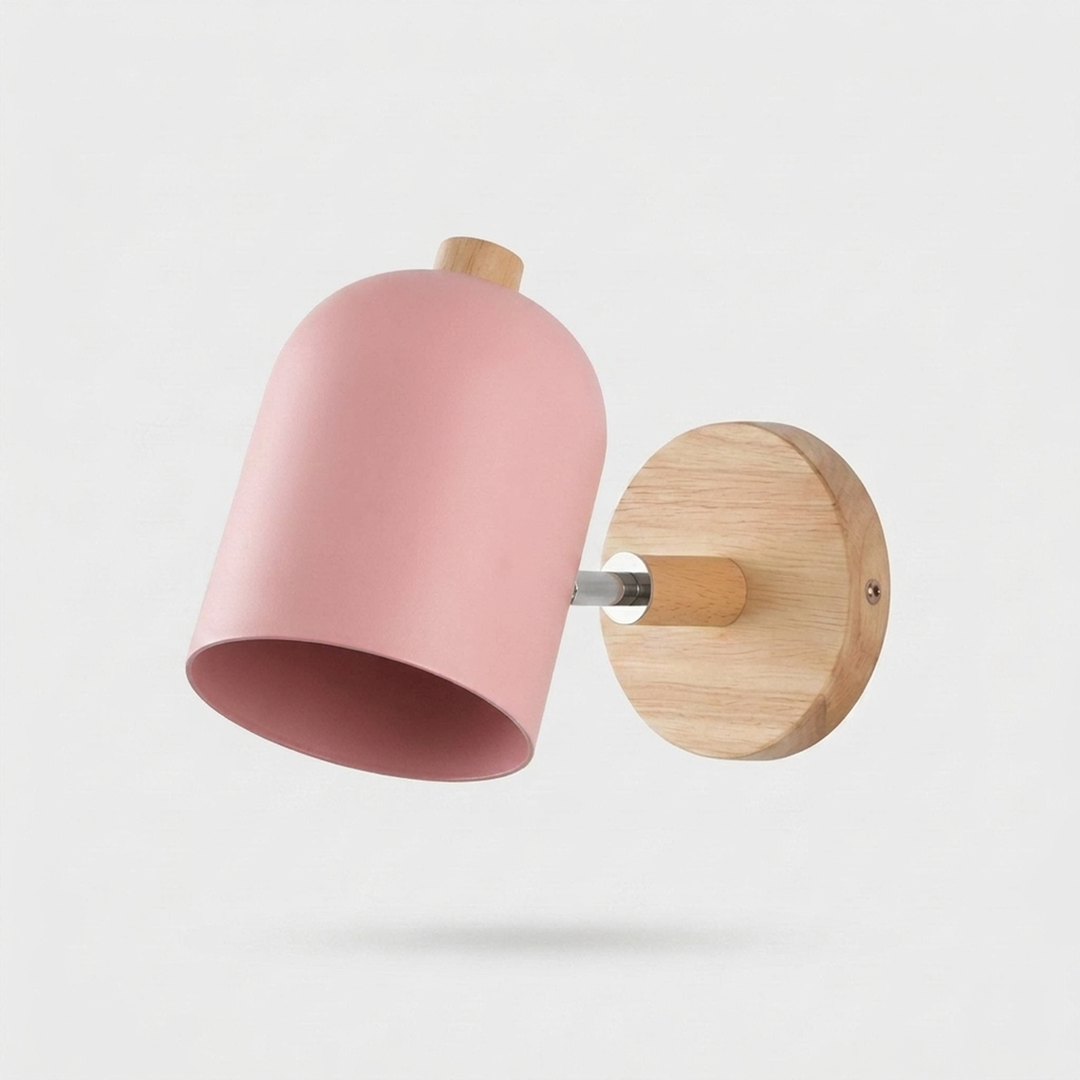 Wooden Wall Spotlight for Focused Lighting