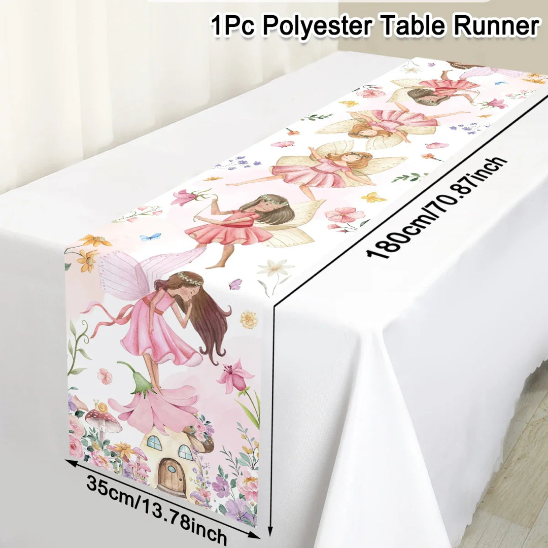 Tulip Fairy Table Runner for Cheerful Dining