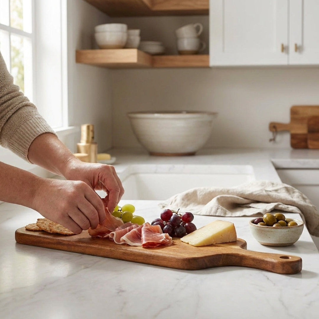 Wooden Serving Paddle for Easy Table Presentation