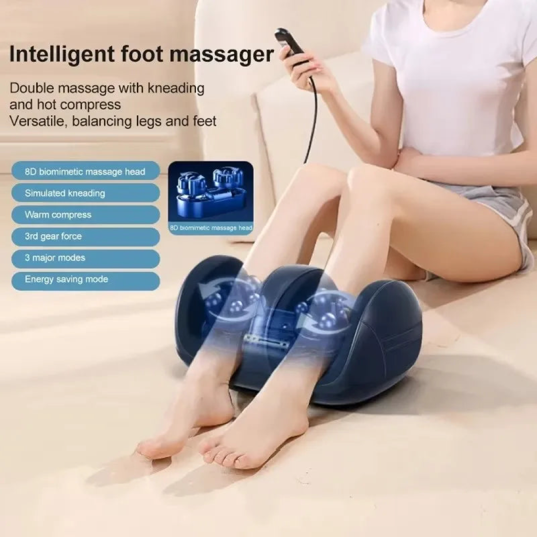 Heated Foot & Calf Massager for Deep Relief