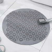 Round Massage Bath Mat for Safer Showers