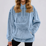 Pet Pocket Fleece Hoodie for Cozy Carrying