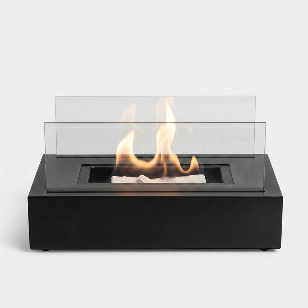 Tabletop Bioethanol Fireplace for Cozy Gatherings
