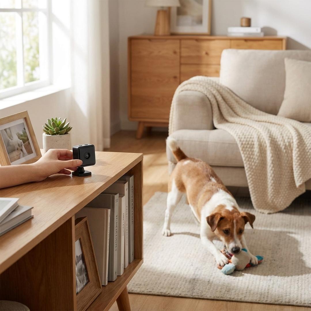 Compact Indoor Camera – Easy App Viewing