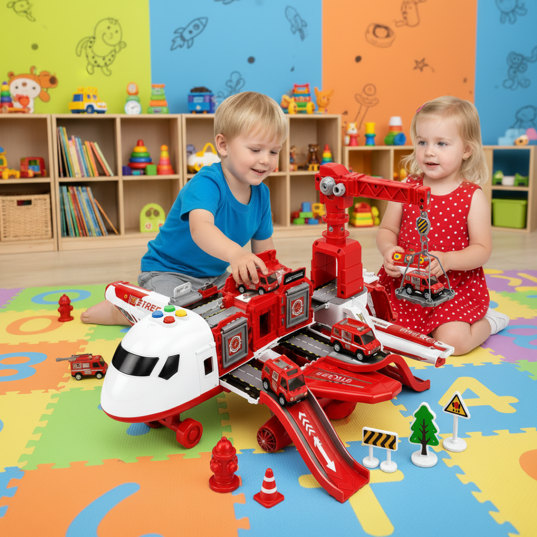 Airplane Adventure Playset for Creative Missions