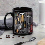 Tool-Themed Coffee Mug For Daily Brew Comfort