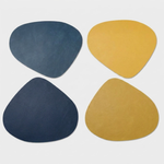 Teardrop Faux Leather Placemat for Easy Cleanup