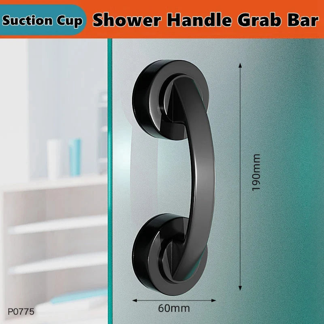 Suction Shower Grab Bar for Safer Bathing