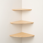 Solid Pine Corner Shelf for Space-Saving Storage