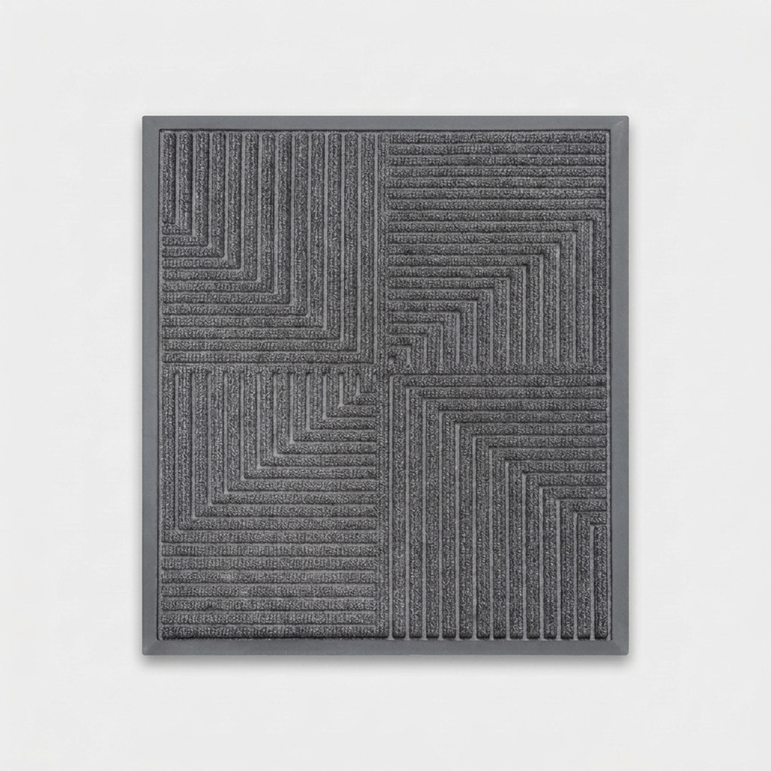 Striped Doormat That Traps Dirt Securely