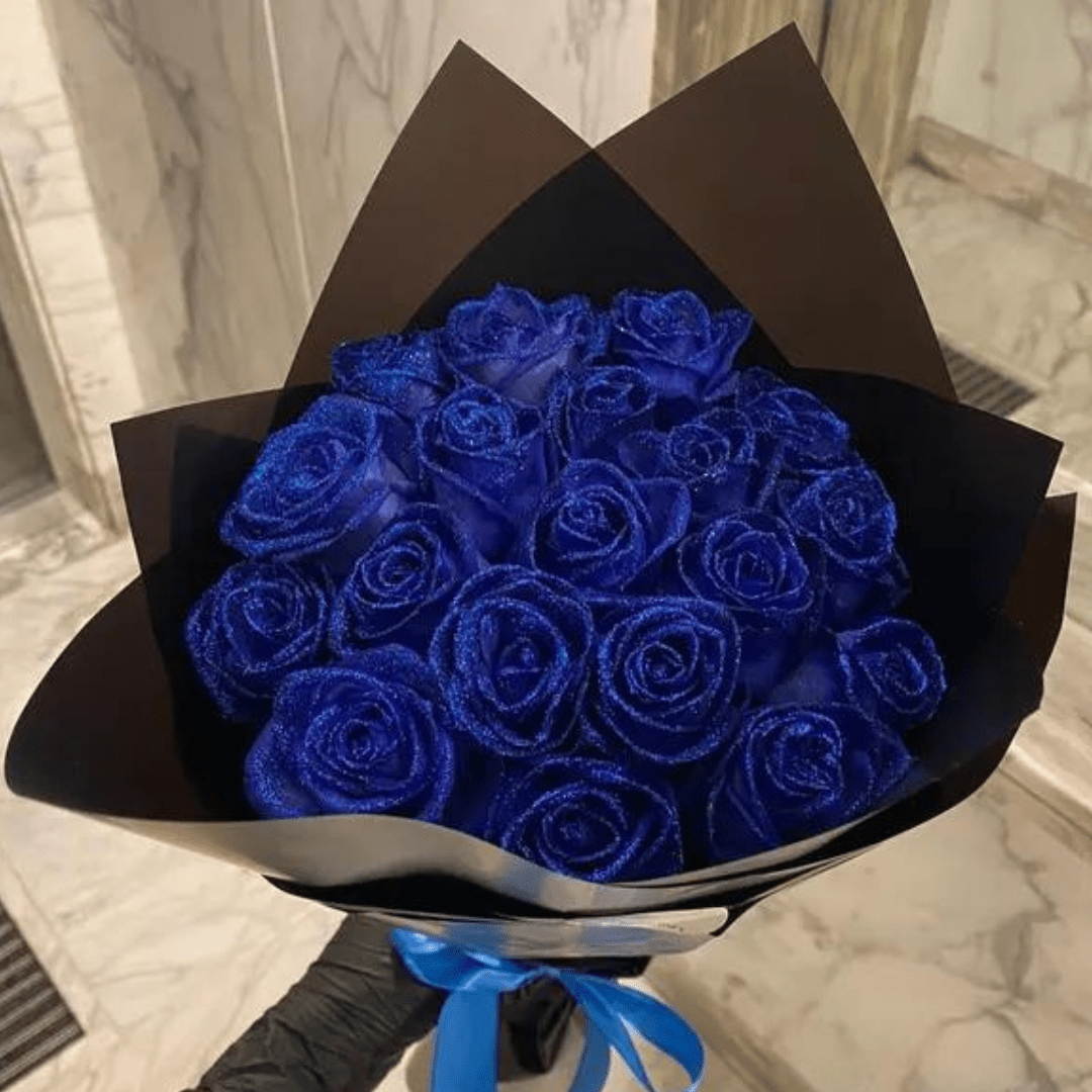Sparkling Faux Rose for Lasting Beauty