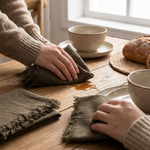 Rustic Fringe Napkin Set for Effortless Hosting