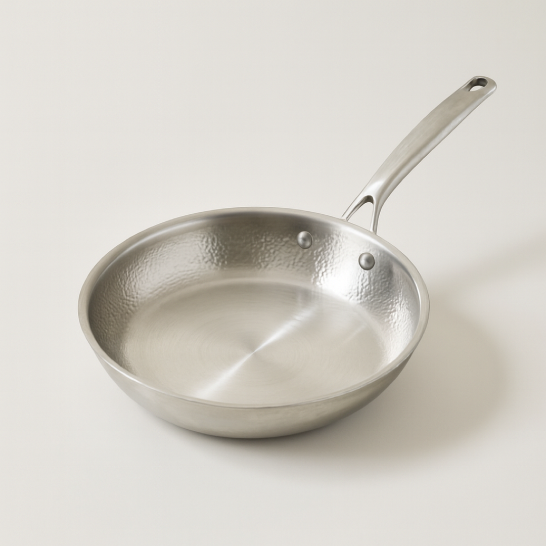 Uncoated Titanium Pan for Any Hob