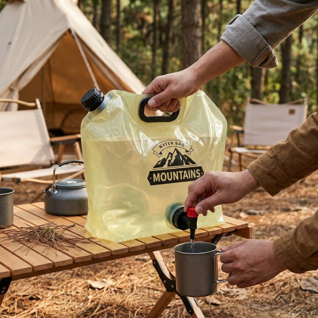 Collapsible Camping Water Jug for Easy Storage