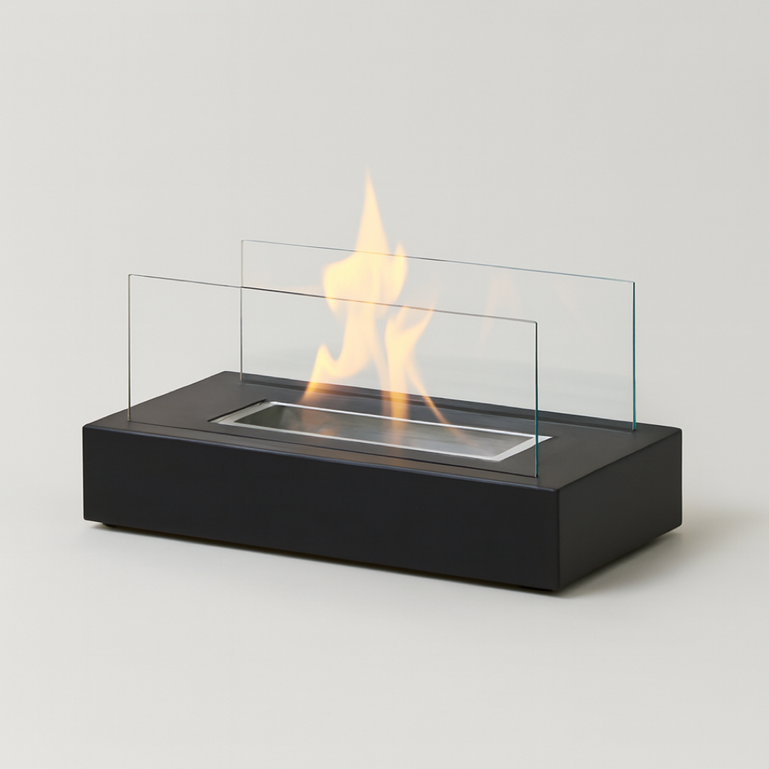 Tabletop Bioethanol Fireplace for Cozy Gatherings
