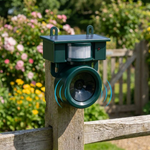 Motion-Activated Bird Deterrent for Quiet Patios