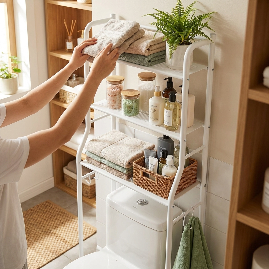 Over-Toilet Organizer – Keep Essentials Within Reach